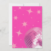 Invitation Super Retro Pink Doll Malibu fête Anniversaire (Dos)