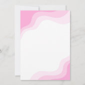 Invitation Super Retro Roller Ski Disco Anniversaire Fête (Dos)