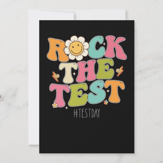 Invitation Super Rock Le Test Motivation Test Day (Devant)