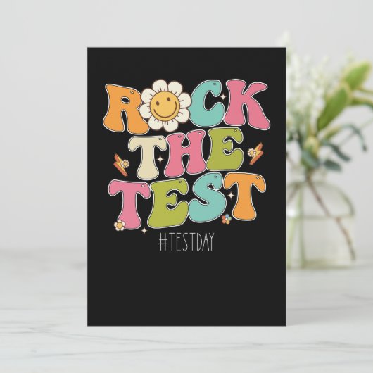 Invitation Super Rock Le Test Motivation Test Day (Debout devant)