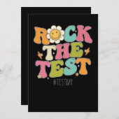 Invitation Super Rock Le Test Motivation Test Day (Devant / Derrière)
