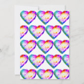 Invitation Super Tie Dye Balloon 1er anniversaire (Dos)