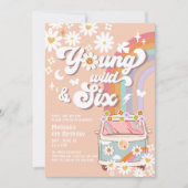 Invitation Super Young Wild et SIX Rainbow 6e anniversaire (Devant)