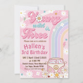 Invitation Super Young Wild & Three Rainbow 3e anniversaire (Devant)