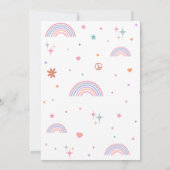 Invitation Super Young Wild & Three Rainbow 3e anniversaire (Dos)