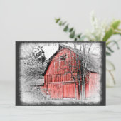 Invitation Superbe Barne rouge (Debout devant)