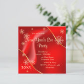 Invitation Superbe fête du Nouvel An 2022 (Debout devant)