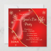 Invitation Superbe fête du Nouvel An 2022 (Devant)