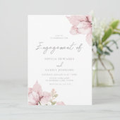 Invitation Superbe Fleurs de Flush Partie d'engagement (Debout devant)