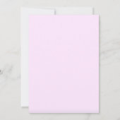 Invitation Superbe Mariage de bouquet rose Pretty (Dos)