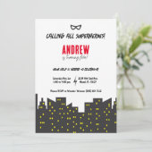 Invitation Superhero (Debout devant)