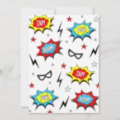 Invitation Superhero (Dos)