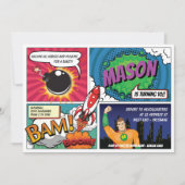 Invitation Superhero (Devant)