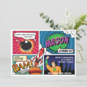 Invitation Superhero (Debout devant)