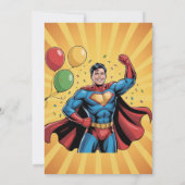 Invitation Superhero Boys Birthday Party (Dos)
