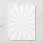 Invitation Superhéros ou vilains fête d'anniversaire Superher (Dos)