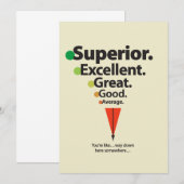 Invitation Supérieur, Excellent, Superbes Spots (Devant / Derrière)