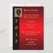 Invitation supérieure d'obtention du diplôme de (Dos)