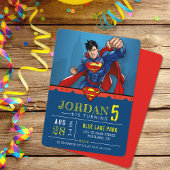 Invitation Superman | Joyeux anniversaire