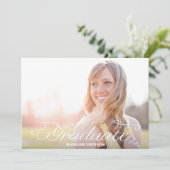 Invitation Superposition simple de la graduation moderne (Debout devant)