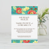 Invitation Support Rose de feuille de Ranunculus moderne (Debout devant)