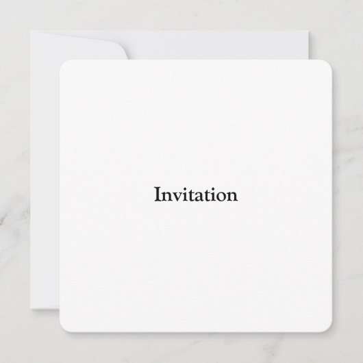 Invitation Supprimer ce texte et ajouter votre propre design (Devant)