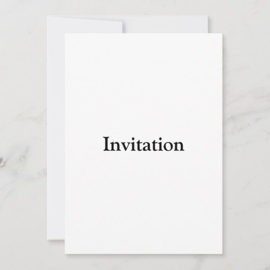 Invitation Supprimer ce texte et ajouter votre propre design (Devant)