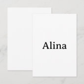 Invitation supprimer le texte ajouter son propre design au ca (Devant / Derrière)