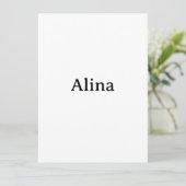 Invitation supprimer le texte ajouter son propre design au ca (Debout devant)