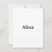 Invitation supprimer le texte ajouter son propre design au ca (Devant)
