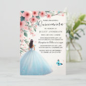 Invitation Sur Bois Rose Fille Cerisier Fleur De Cerisier Qui (Debout devant)