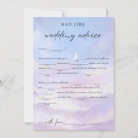 Invitation Sur Cloud 9 Conseils Mariages Jeux Libs de natatio (Devant)