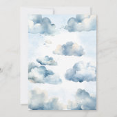 Invitation Sur Cloud Neuf Baby shower Party (Dos)