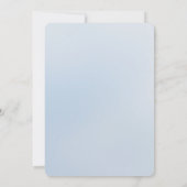 Invitation Sur Cloud Neuf Fête des mariées (Dos)