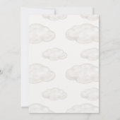 Invitation Sur Cloud Neuf Teddy Bear Sexe Revevela Party (Dos)