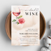 Invitation Sur Cloud Wine Thème Coeur Script Fête des mariées
