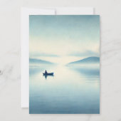 Invitation Sur Hook Bait Fun Wood Little Fisherman Baby showe (Dos)