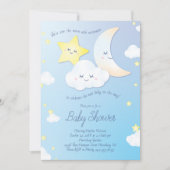 Invitation Sur la Lune et les étoiles (Devant)