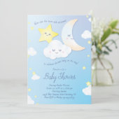 Invitation Sur la Lune et les étoiles (Debout devant)