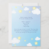 Invitation Sur la Lune et les étoiles (Dos)