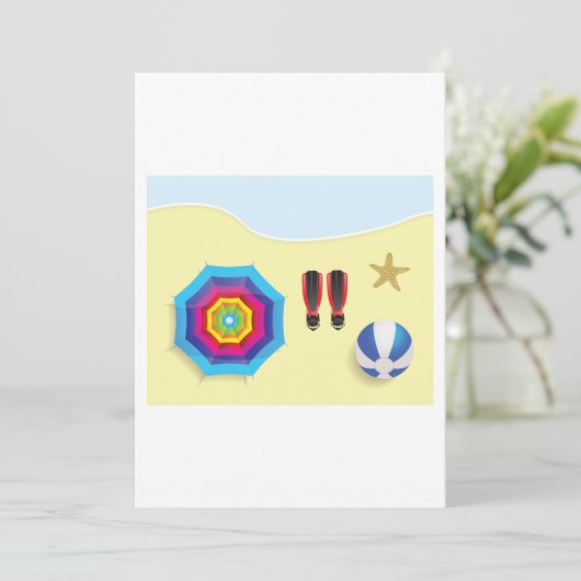 Invitation Sur La Plage (Debout devant)