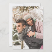 Invitation Sur la plage Côte Mariage photo nautique (Dos)