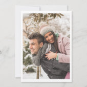 Invitation Sur la plage Mariage photo nautique (Dos)