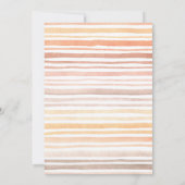 Invitation sur le Baby shower à tarte de la coupe  (Dos)