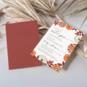 Invitation sur le Baby shower à tarte Little Cutie