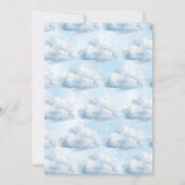 Invitation Sur le Baby shower Cloud 9 (Dos)