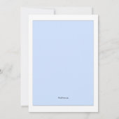 Invitation sur le Baby shower de la Lune (Dos)