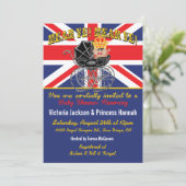 Invitation sur le Baby shower de l'Amérique Royale (Debout devant)