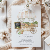 Invitation Sur Le Baby shower Du Marché Cultivé Lo