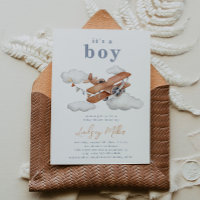 Invitation sur le Baby shower du plan vintage | Ba